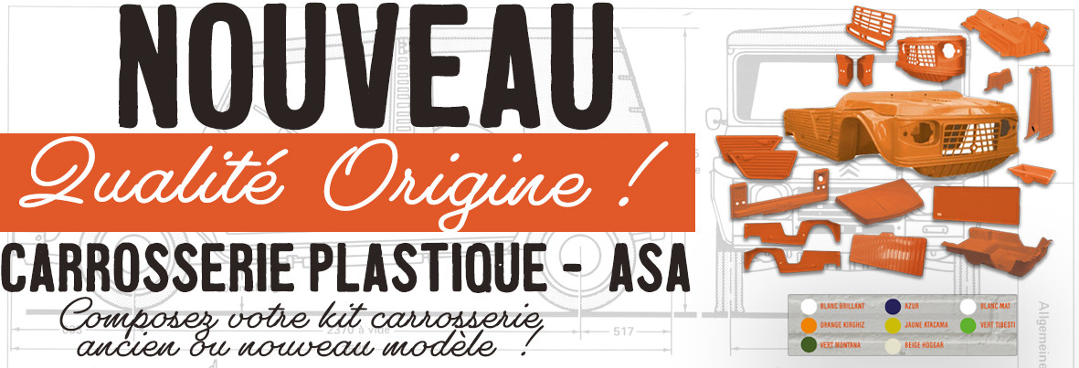 Vente pièces détachées de 2cv : votre kit carrosserie